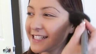 2 dark haired bimbos are rides long cock for unforgettable orgasm