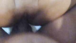 hispanic 18 yo doggy style nailed and missionary cumshot hard ger long cameltoe vagina