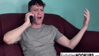 Big Boobed dark hair gets screwed by her step-brother