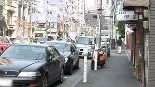 Japanese chick: chinese teens Kaoruko has 3 way sex with cum