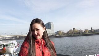 GERMAN SCOUT - HUGE CLITORIS CHINESE WOMEN LUNA FIRST RIMJOB AND FUCKED AT REAL STREET CASTING