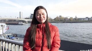 GERMAN SCOUT - HUGE CLITORIS CHINESE WOMEN LUNA FIRST RIMJOB AND FUCKED AT REAL STREET CASTING