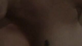 Super Sexy well shaped dark haired lady gets her soak wide assshole fuck