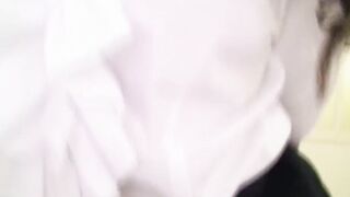 Dirty japanese student Mayumi gets all holes pounded by her professor