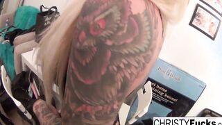 Hottie babes Christy and Kirsten plowed each other silly