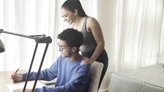 Milf Rewards Her Son For Studying four