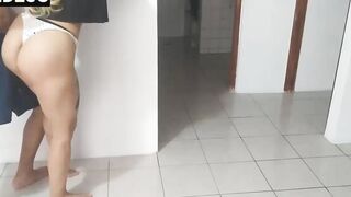 Crazy blonde ex-wife fucks her hubby's friend Erotic America her hubby is blind and took advantage of his disability to banged his friend into the living room inside front of his nose, perverted Hot woman.