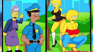Obscene indecent assault - The Simptoons