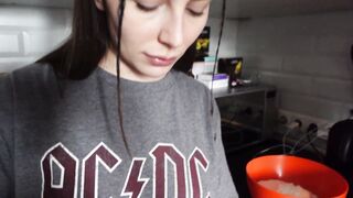 She wanted an edible cock, but get a real 1 into the butt!