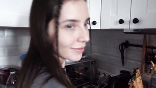 She wanted an edible cock, but get a real 1 into the butt!