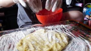 She wanted an edible cock, but get a real 1 into the butt!