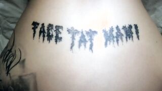 Tattoo'd cougar Getting screwed to exhaustion (@Andregotbars @Facetatmamii )