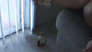 Huge butt red head popsy with long melons has her anal raised