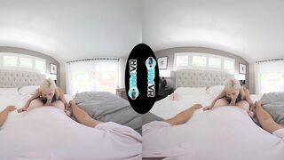 WETVR Blonde Cheerleader Screwed Rough Into VR Point Of View Porn