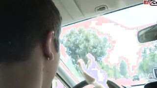Picked up a thin unshaved 18yo women with small breasts for a spontaneous nailed
