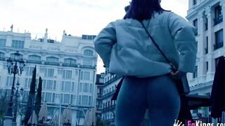 Rosie makes her porn debut with an OLDER DUDE! See her bubble booty bounce