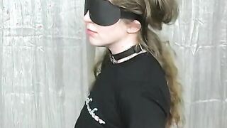 Vulgar skank ride red sex toy bangs rough and swallows semen
