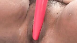 3 sensual BBW Girl play with nailed dildos into bed