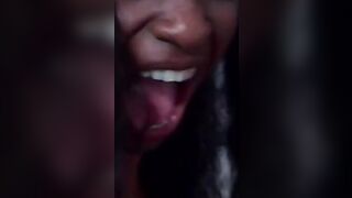 View the african women sucking off on a vibrator and got boned by it