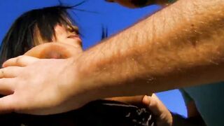Beach Xxx - Karmen Diaz dark hair hispanic fucks and give a