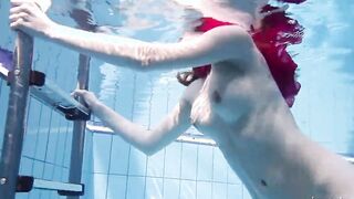 Astonishing girls swimming nude