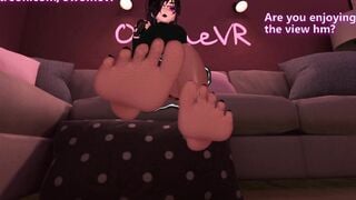 Take Care of Mommy's Foot ️ Female Domination Toes JOI [POV, VRchat Erp, 3D Cartoon, ASMR, Vtuber] Trailer
