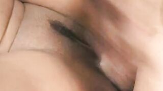 Black eighteen gets her vagina licked by an mature man on the sofa