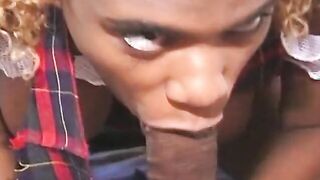 African bimbo liking bbc