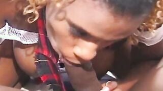 African bimbo liking bbc