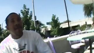 hot randy penis sucking off bitch getting plowed and gets her face cummed on