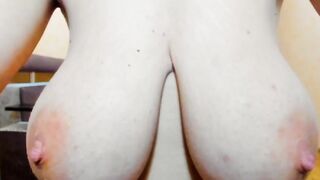 Myla Angel Tits sucking off, leaking milk, snatch play, masturbating with finger bang, putting inside ebony bra and lingerie!
