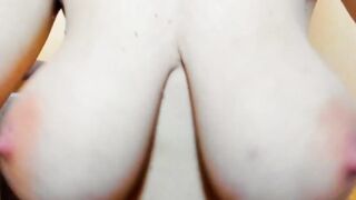 Myla Angel Tits sucking off, leaking milk, snatch play, masturbating with finger bang, putting inside ebony bra and lingerie!