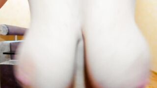 Myla Angel Tits sucking off, leaking milk, snatch play, masturbating with finger bang, putting inside ebony bra and lingerie!