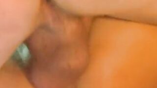 Blonde goddess with big melons gets rough penis inside an indoor pool