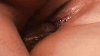 Curvy mamacita with long breasts gets her snatch owned by little man's long dick