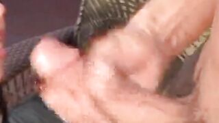 sexy dark hair with adorable melons gets cum on her face after getting banged! outdoor