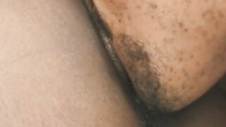 A big penis pounds a tight 18 year old on the couch