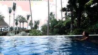 Russian Teenie Maria Swimming Nude