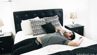 Big Boobed Mom Julia Ann Tries Seducing Her Long Dick Step Son (It Works) !