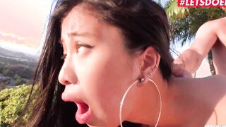 LETSDOEIT - (Ember Snow, Logan Huge, Jade Kush) - Very Beauty Adorable oriental Real Estate Agents Fucks Client Into His House