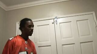 Ebony man with an amaizing cock gets bj then makes the Goddess twat very soak