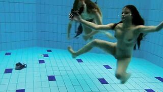 Katka and Kristy underwater goddess babes