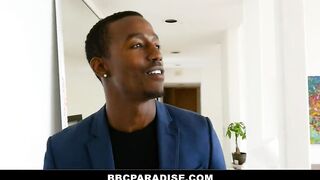 MYLF - Vulgar Housewife Deals With African Guy That Her Hubby Recently Fired By Fucking Him