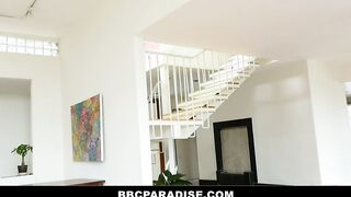 MYLF - Vulgar Housewife Deals With African Guy That Her Hubby Recently Fired By Fucking Him