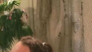 Beauty dark haired inside pigtails with bubble ass gets deep anal drilling