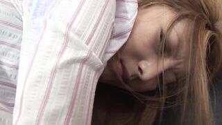 Adorable japanese Beauty gets gang screwed with long loads of cum