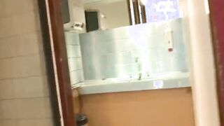 Gang bang with a teenie who pleases everyone's dicks