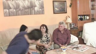 Mature lovers getting busted fucking sons mistress