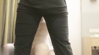 chinese amateur with fine skin and tender meat, very sensitive constitution, continuous orgasm