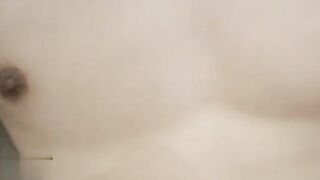 chinese amateur with fine skin and tender meat, very sensitive constitution, continuous orgasm